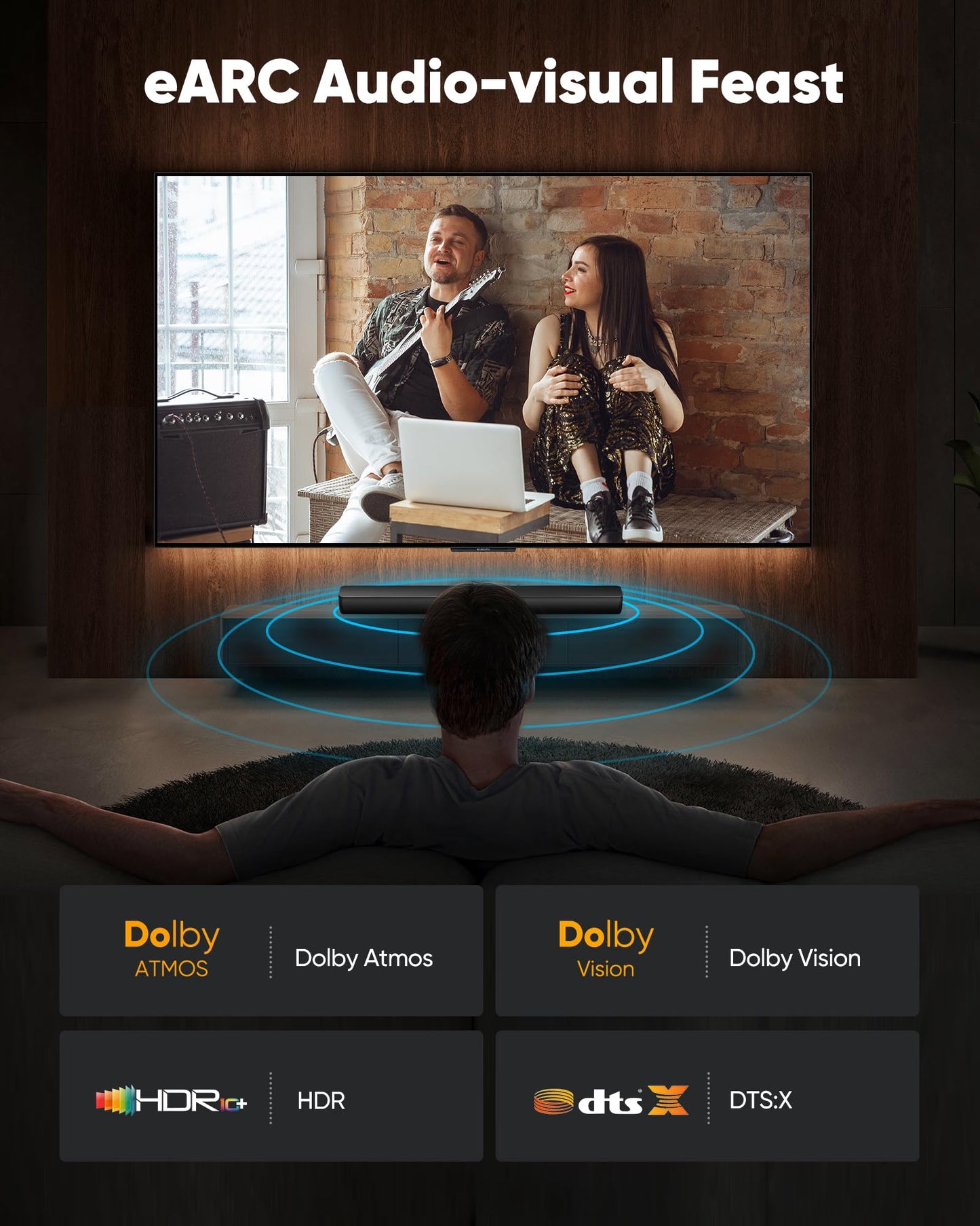 Highwings 8K 10K 4K HDMI Cable 48Gbps 6.6FT/2M, Certified Ultra High Speed HDMI Cable Braided Cord-4K@120Hz 8K@60Hz, DTS:X, HDCP 2.2 & 2.3, HDR 10 Compatible with Roku TV/PS5/HDTV/Blu-ray