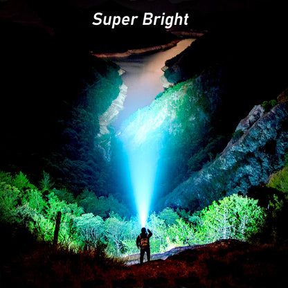 Blukar Headlamp Head Torch Rechargeable, Super Bright Lightweight Waterproof LED Headlight with Red Warning Lights, 8 Light Modes, Motion Sensor Control, 30 Hrs Runtime for Running, Hiking etc.