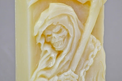 ARTCRAFTMOLDS Grim Reaper Silicone Mold for SOAP Making and Other Crafts, Halloween