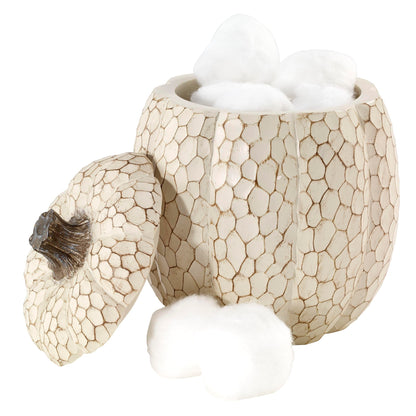 Avanti Linens - Covered Jar, Countertop Organizer, Fall Inspired Home Decor (Grateful Patch Collection)