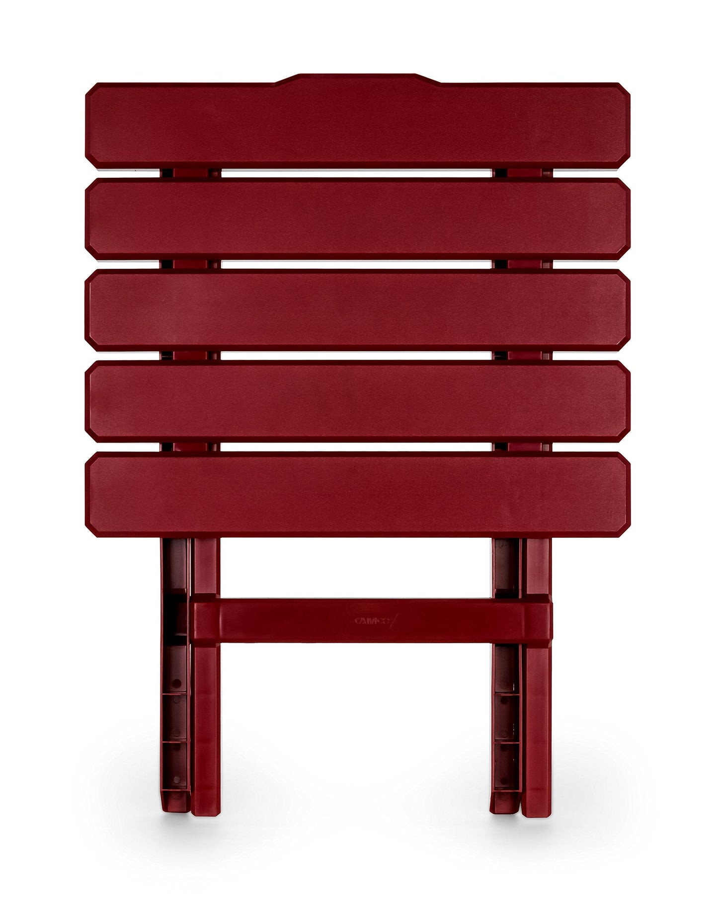 Camco 51694 Red Large Adirondack Portable Outdoor Folding Side Table, Perfect for The Beach, Camping, Picnics, Cookouts and More, Weatherproof and Rust Resistant