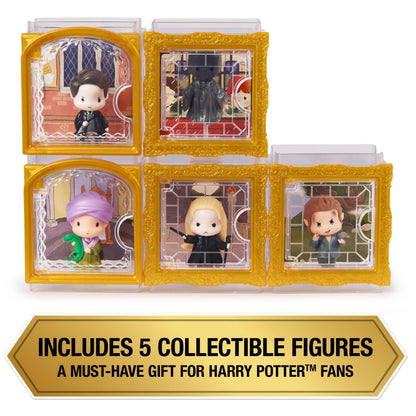 Wizarding World Harry Potter, Micro Magical Moments Dark Arts 5-Pack Figures Set & Display Cases (Amazon Exclusive), Kids Toys for Ages 6 and up