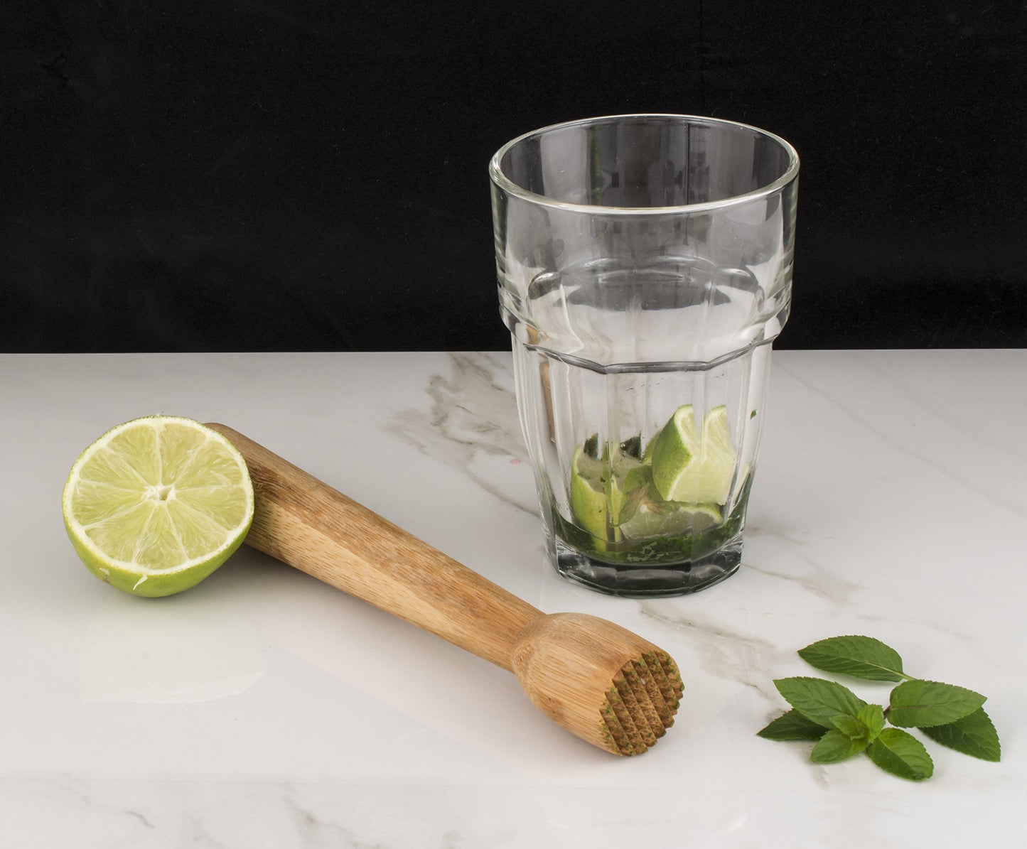 HIC Kitchen Bar Muddler, Natural Bamboo