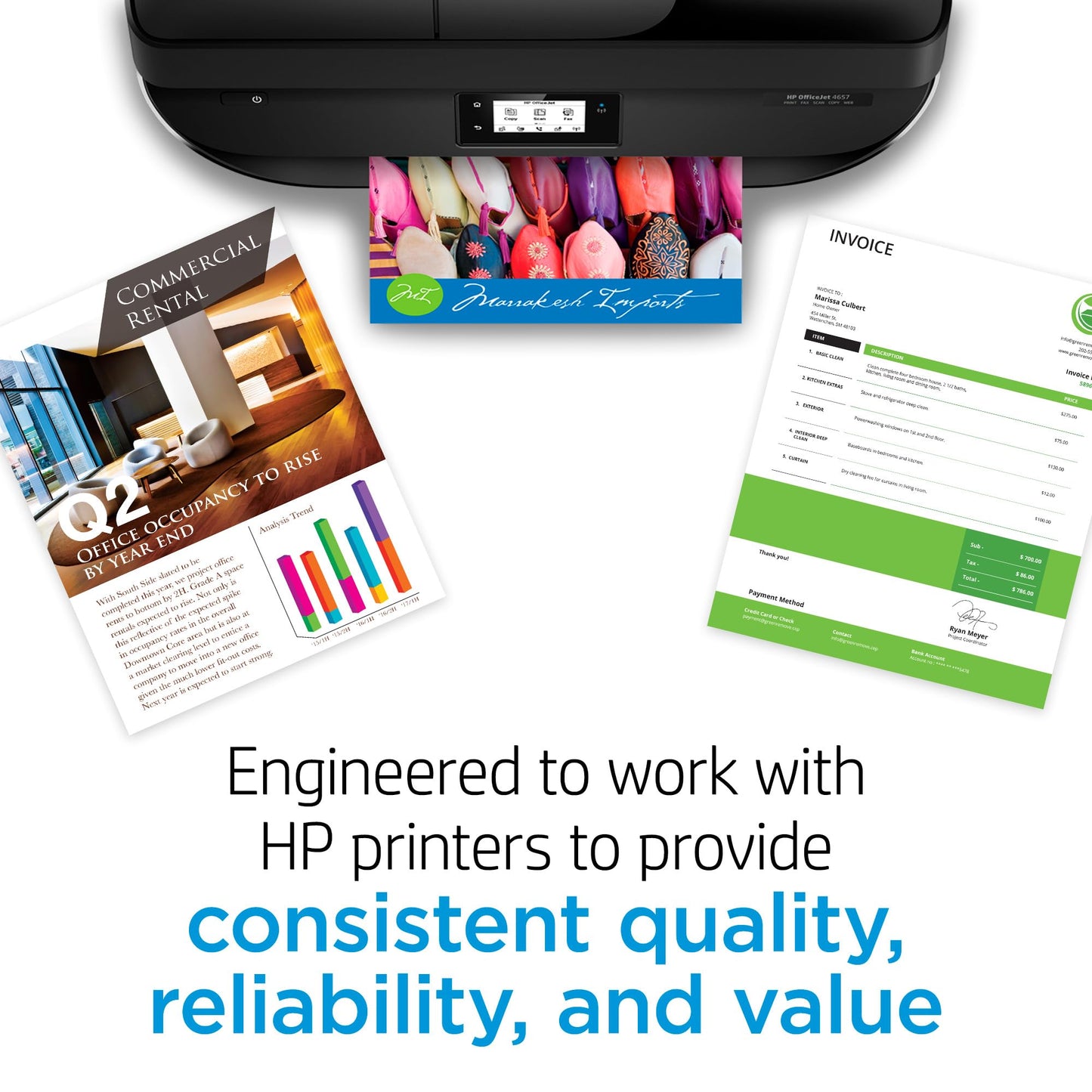 HP 962 Cyan, Magenta, Yellow Ink Cartridges for HP Printers | Works with Printer Series: OfficeJet 9010, 9020 | Eligible for Instant Ink | 3YP00AN