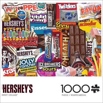 Buffalo Games - Hershey - Hershey's Sweet Collage - 1000 Piece Jigsaw Puzzle for Adults -Challenging Puzzle Perfect for Game Nights - Finished Size is 26.75 x 19.75