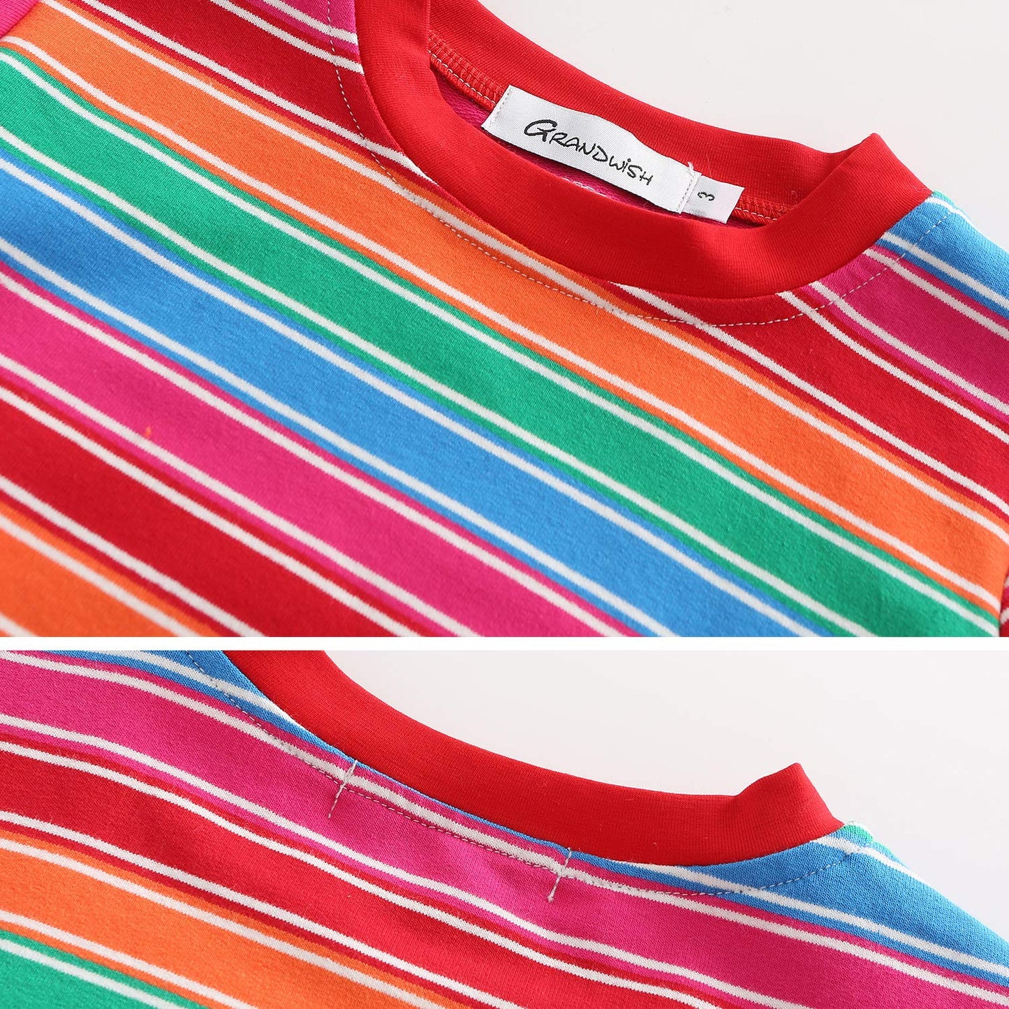 Baby Boys Girls Striped T-Shirts, Long Sleeve Cotton Chucky Costume Top Shirts 3T Multicolor