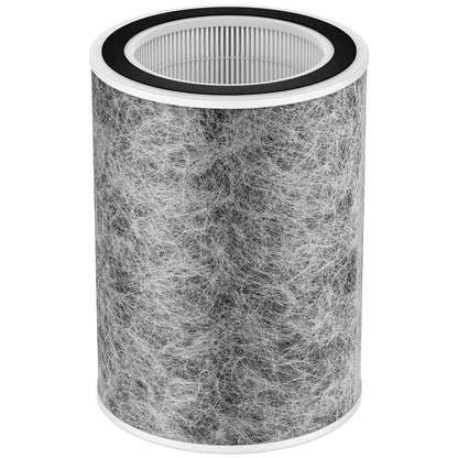 HP302 HP301 Replacement Filter Compatible with Shark HP202 HP201 HC502 HP232 HC501 AP1000 Air Purifier MAX, Cleans up to 99.97% of particles, Part # HE2FKBAS, HE2FKBASMB, 1 Pack