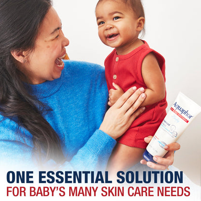 Aquaphor Baby Skin Care Essentials Gift Set with Baby Wash and Shampoo (16.9 Fl Oz) + Healing Ointment for Chapped Skin and Drool Rash (7Oz) + Diaper Rash Cream (3.5Oz), Hypoallergenic