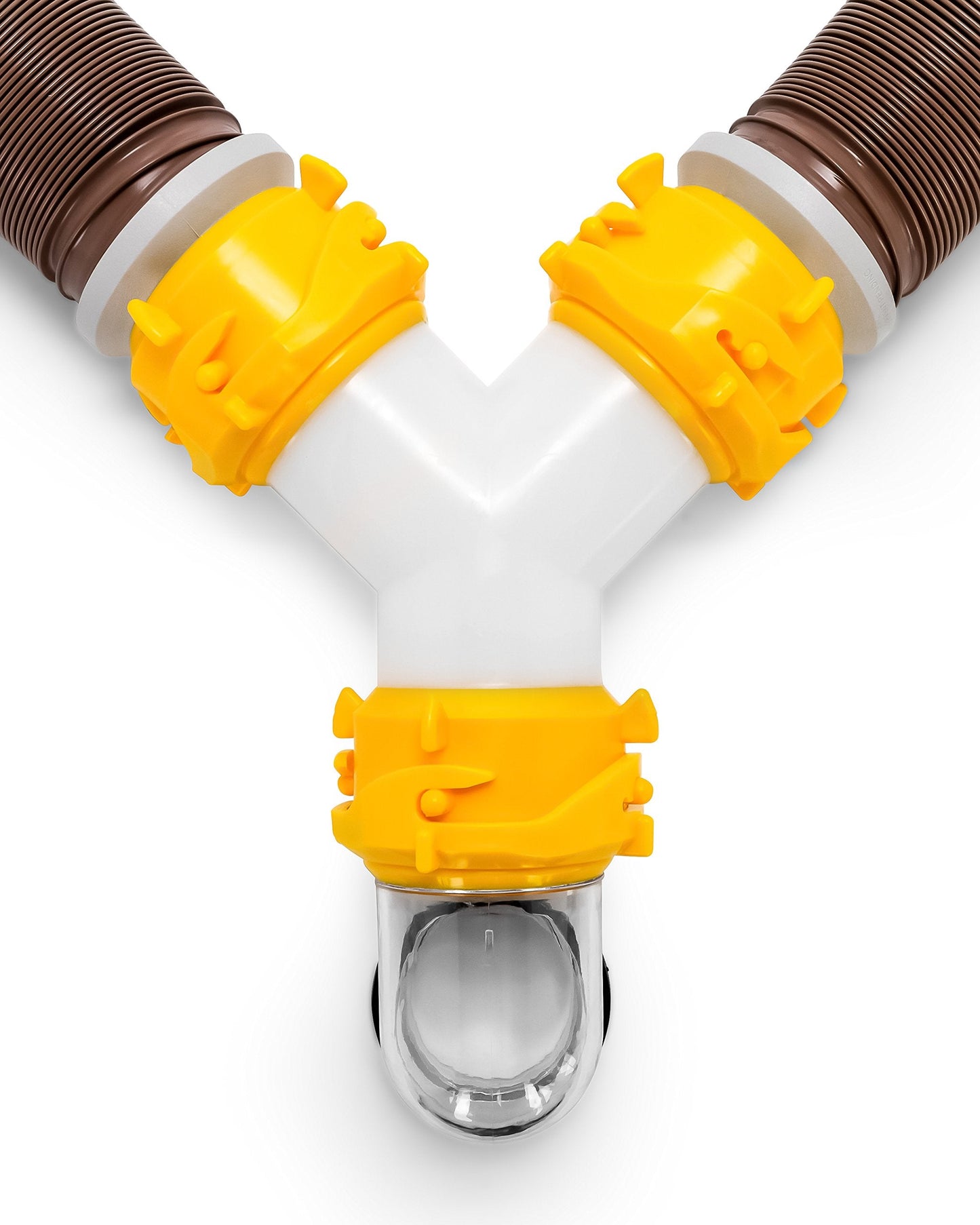 Camco 39667 Revolution 20' Sewer Hose Kit with Swivel Fittings and Wye Connector - Ready To Use Kit with Fittings, Hoses, and Storage Caps, Great For RVs with Separate Tank Valves