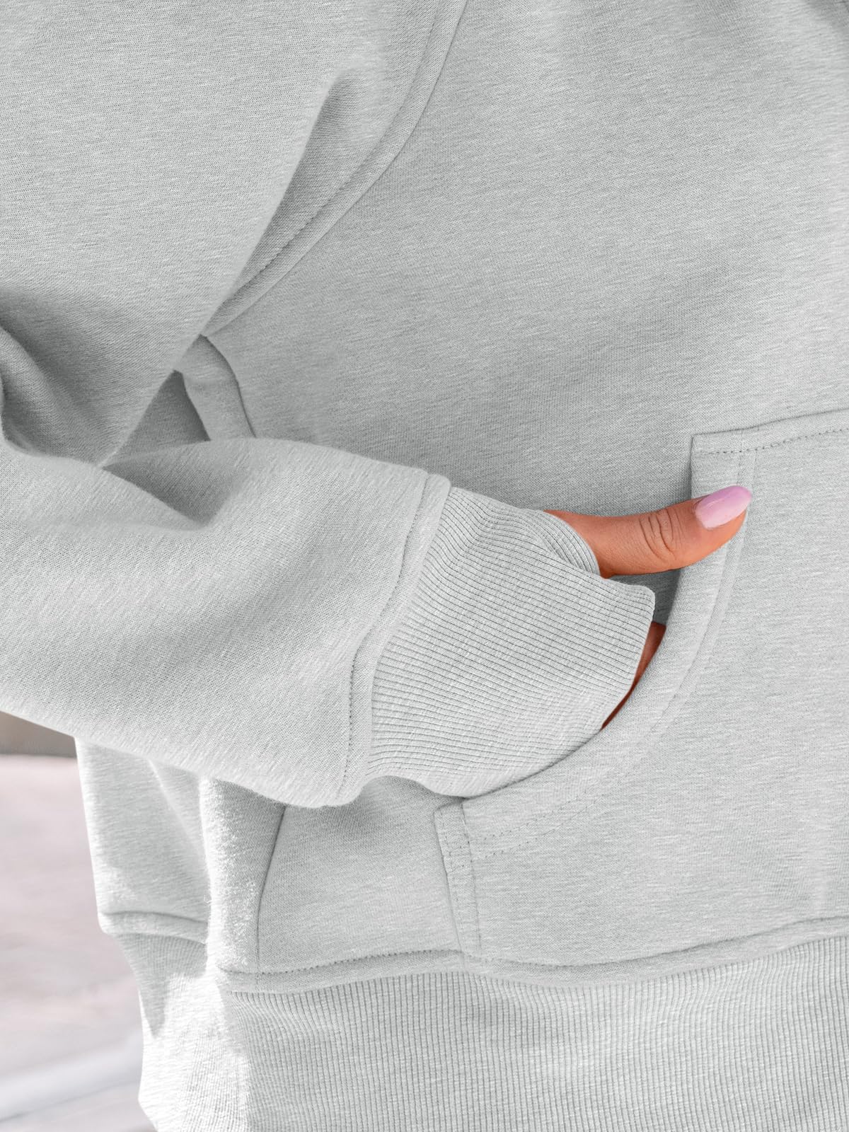 AUTOMET Womens Zip Up Hoodies Fleece Jackets Oversized Sweatshirts Fall Fashion Outfits 2025 Sweaters Winter Clothes Grey S