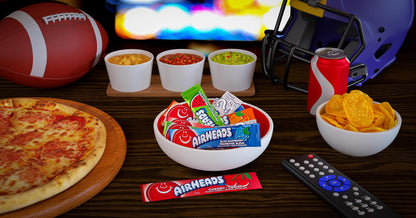 Airheads Candy Bars, Variety Bulk Box, Chewy Full Size Fruit Taffy, Gifts, Holiday, Parties, Concessions, Pantry, Non-Melting, Party, 60 Individually Wrapped Full Size Bars