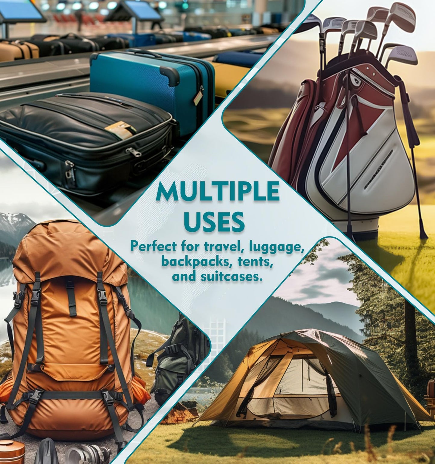 ANVIL Luggage Locks - TSA Approved, Advanced Core, Alert Indicator. Great Suitcase & Backpack Lock for Travel & Daily Use (2, Orange)