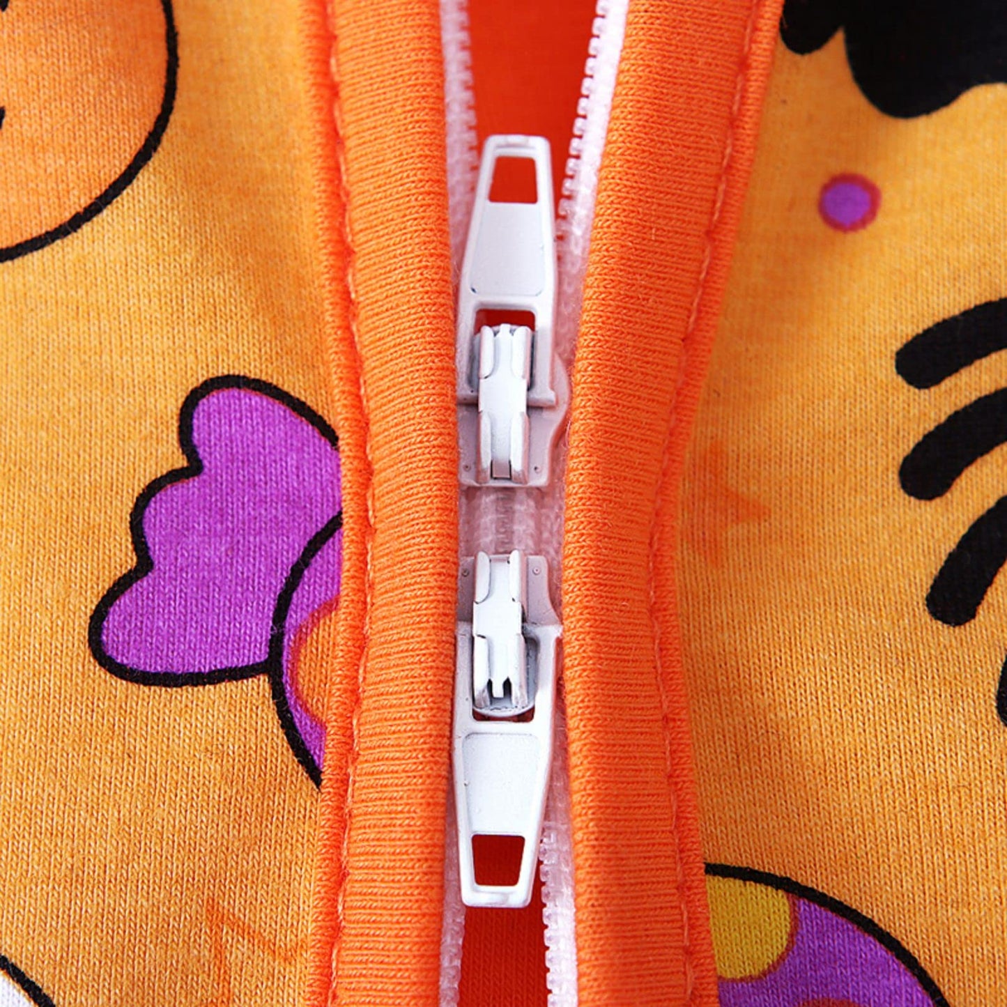 Baby Boys Girls Halloween Clothes Newborn Ghost Long Sleeve Romper Toddler Pumpkin Print Jumpsuit Halloween Outfits（Romper-3,18-24 Months）