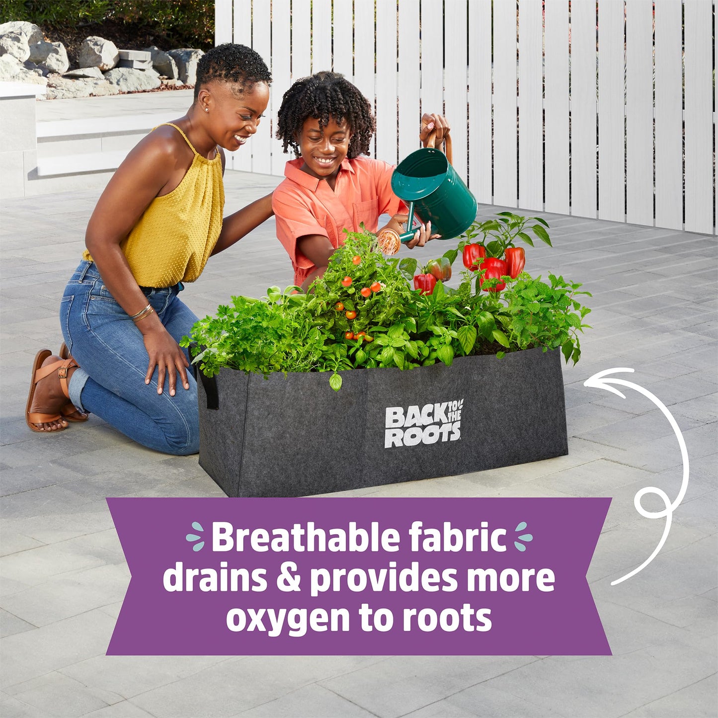 Back to the Roots Breathable Grow Bed, Provides More Oxygen to Roots, Assembles in Seconds 3 cu. ft