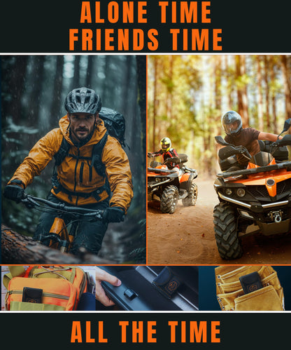 CAMPNDOOR Pocket Chainsaw for Camping - 36 Inch Heavy Duty Steel Hand Chainsaw - 48 Teeth Pocket Saw - 65Mn Hand Chain Saw with Handles - Handy Camping Gear - Bushcraft Survival Gear and Supplies