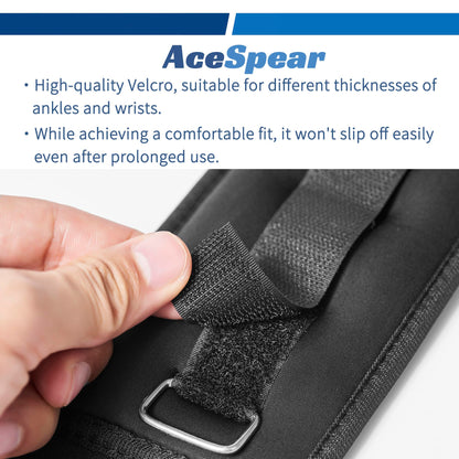 AceSpear Ankle Weights for Men Women Wrist Weights 2 * 1lb 2lbs 3lbs 4lbs 5lbs 6lbs Leg Weights Sandbags Kids Arm Hand Weights for Fitness Walking Running Gym