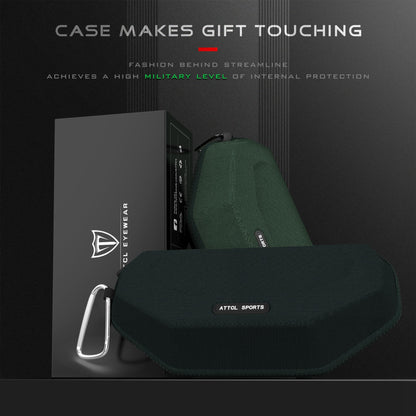 ATTCL Sunglasses For Men - Upgraded Sports Polarized Sunglasses for Cycling Driving Fishing UV Protection 7027-C3 Silver