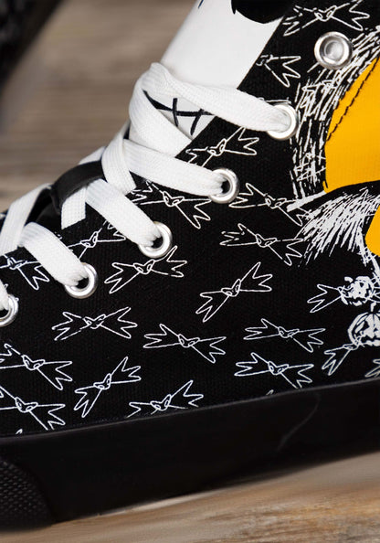 Adult Nightmare Before Christmas Jack Skellington Shoes | Officially Licensed Disney High Top Unisex Sneakers