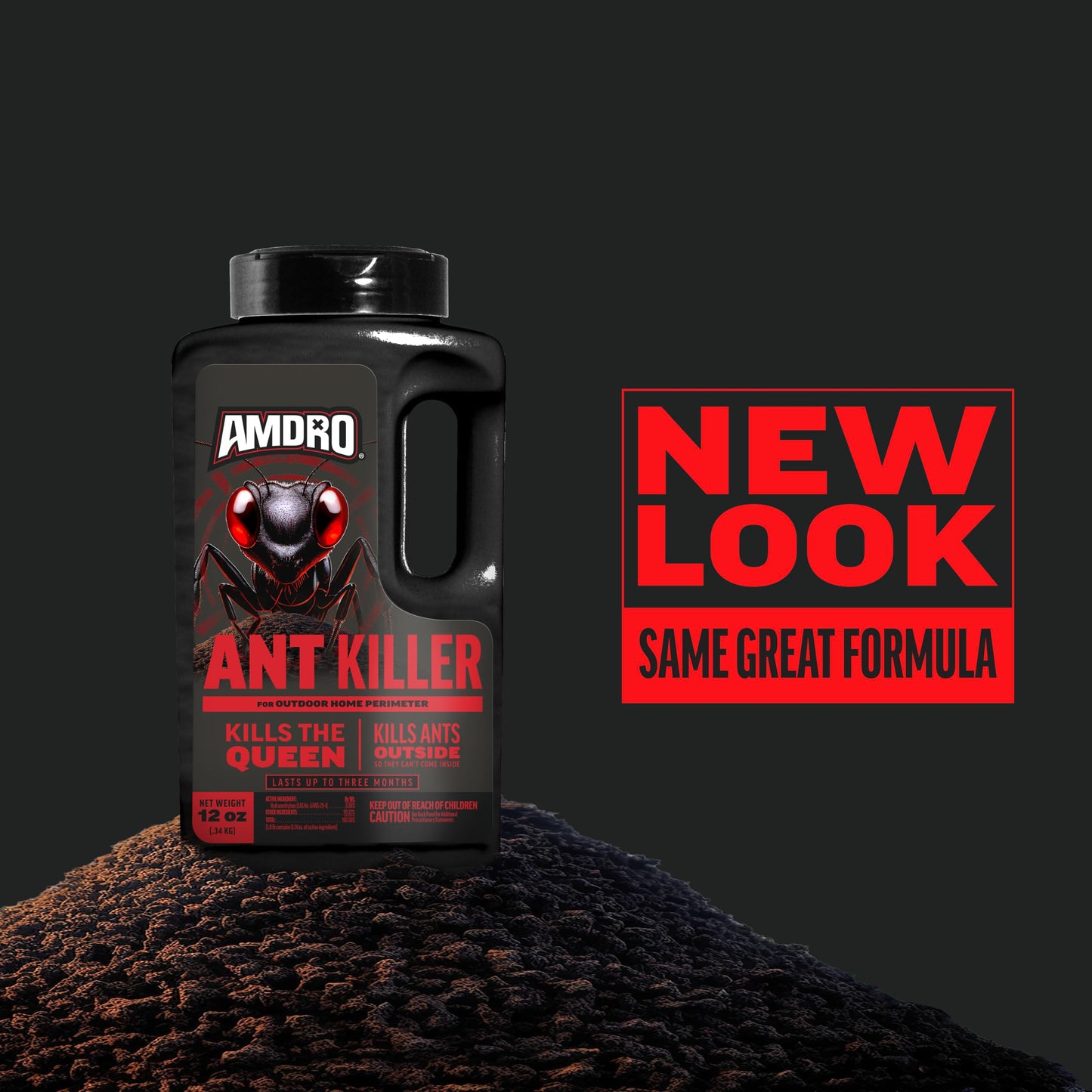 Amdro Ant Killer for Outdoor Home Perimeter, 12oz