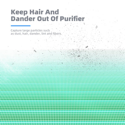 AROEVE MK04 Air Filter Replacement 4-in-1 Filter for Pollen Pet Dander Hair - Pet Dander Version