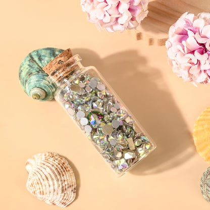 HPOPO 12PCS Mini Glass Bottle with Wood Cork Stoppers,30ml DIY Decoration Glass Jars for Halloween Decorations,Wedding Party Favors