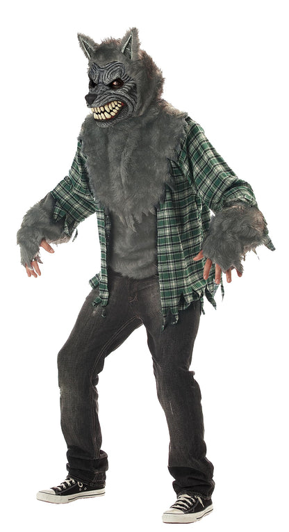 California Costumes Full Moon Werewolf Costume, Large Brown
