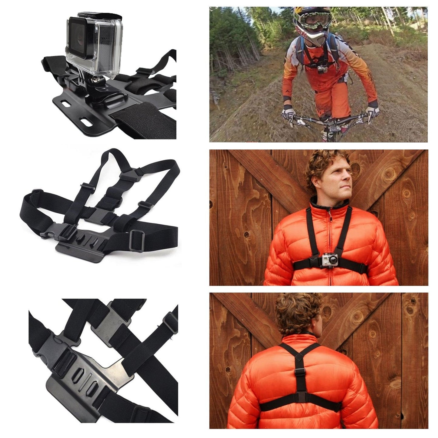 AKASO 7 in 1 Action Camera Accessories Kit for EK7000/EK7000 Pro/Brave 4/Brave 4 pro/Brave 7 LE/Brave 7/Brave 8/V50X/V50 Pro/V50 Elite/GoPro Hero 13 12 11 10 9