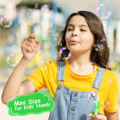 AFZMON 24 Glitter Mouse Ear Bubble Wands for Kids, Mouse Party Favors Mini Bubbles Birthday Gift Toy Goodie Bag Stuffers Classroom Prizes Wedding Party Supplies