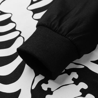 Boys Halloween Pajamas Children Long Sleeve Sleepwear Kids Skull Shirt Halloween Pants Girls Glow in the Dark Skeleton Pjs Set 5t