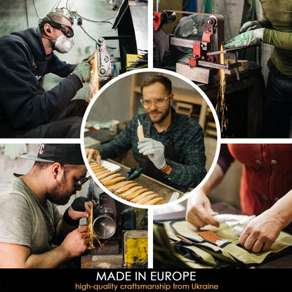 BeaverCraft Wood Carving Knife Kit S15 Whittling Kit for Beginners, Kids - Wood Carving Tools Set with Detail Chip Knife Sloyd Whittling Knives & Leather Strop, Polishing Compound and Tutorials