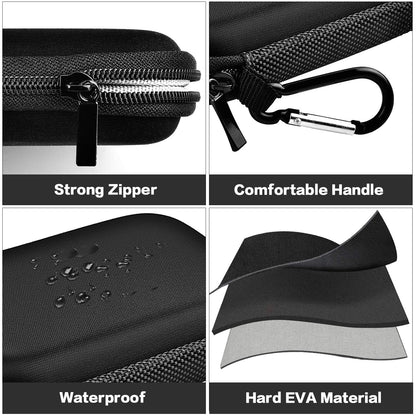 Hard Case Compatible with SanDisk 500GB/ 1TB/ 2TB/ 4TB Extreme Portable SSD - Up to 1050MB/s - USB-C, USB 3.2 Gen 2 - External for Solid State Drive. Carrying Travel Holder for USB Cables (Box Only)