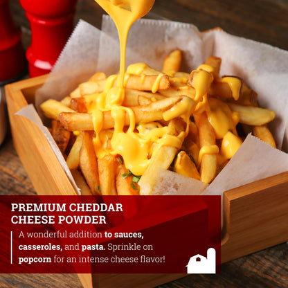 Hoosier Hill Farm Premium Cheddar Cheese Powder (No Artificial Colors), 1LB (Pack of 1)