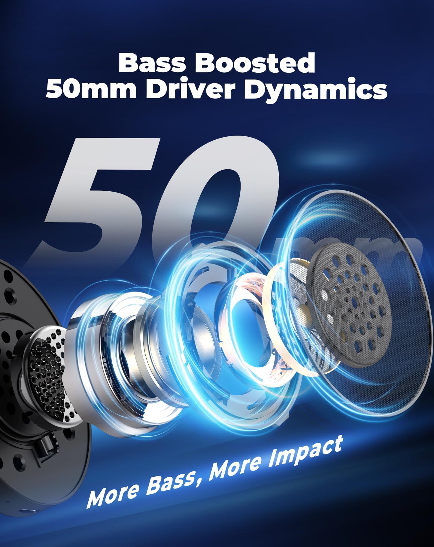 havit H2002d Gaming Headsets for PS4,PC, 50MM Drivers Surround Sound PS5 Headset with Mic Gaming Headphones with Mic Durable Aluminum Frame Valentines Gifts for Men