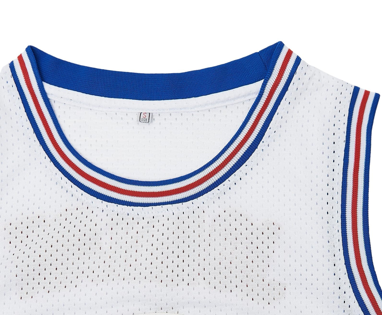 CAIYOO #23 Youth Basketball Jersey for Kids Fit Age 5-18 Boys Shirts (White, Small)