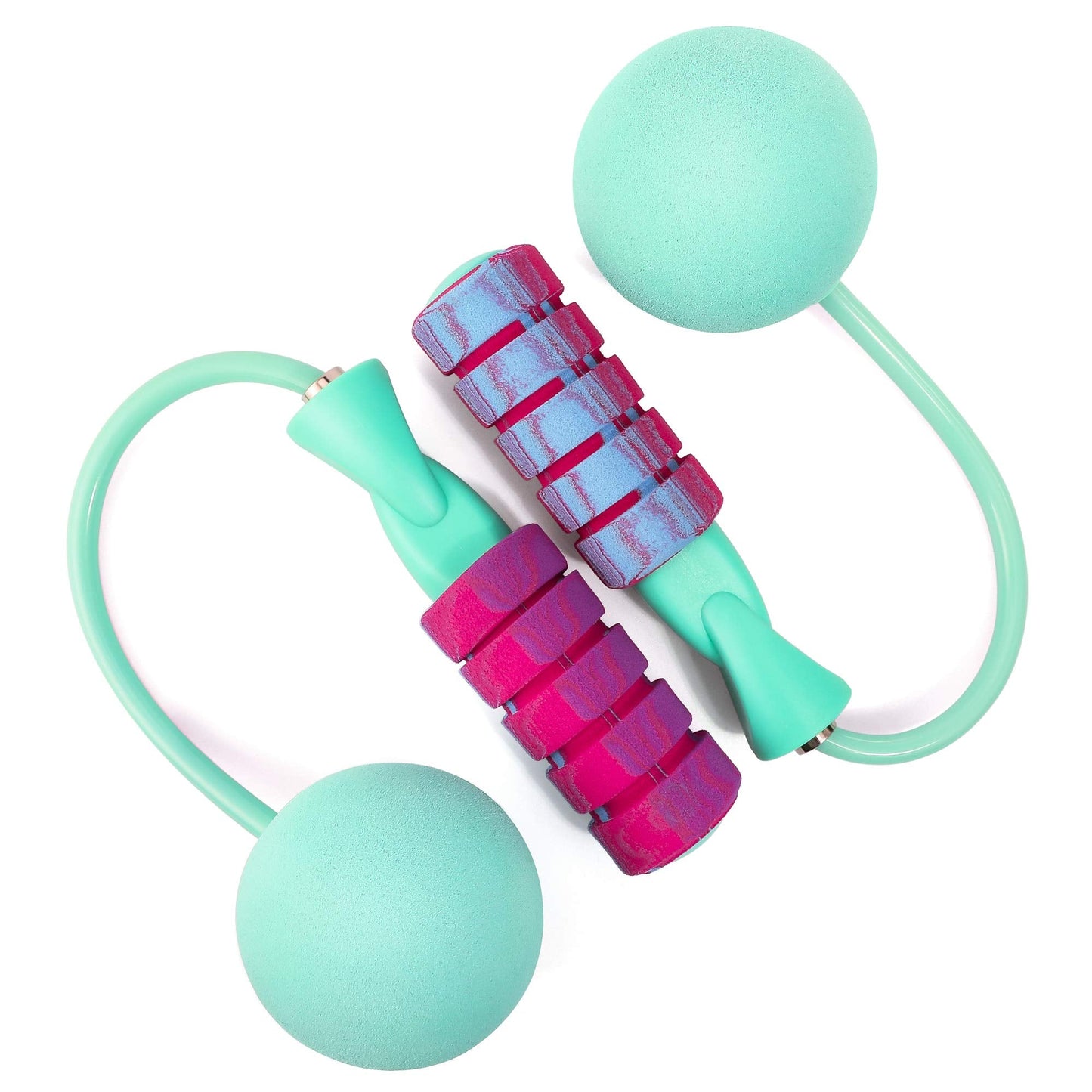 APLUGTEK Jump Rope, Weighted Ropeless Skipping Rope for Fitness, Tangle-Free Rapid Speed Cordless Jump Rope Workout for Men, Women, Children…