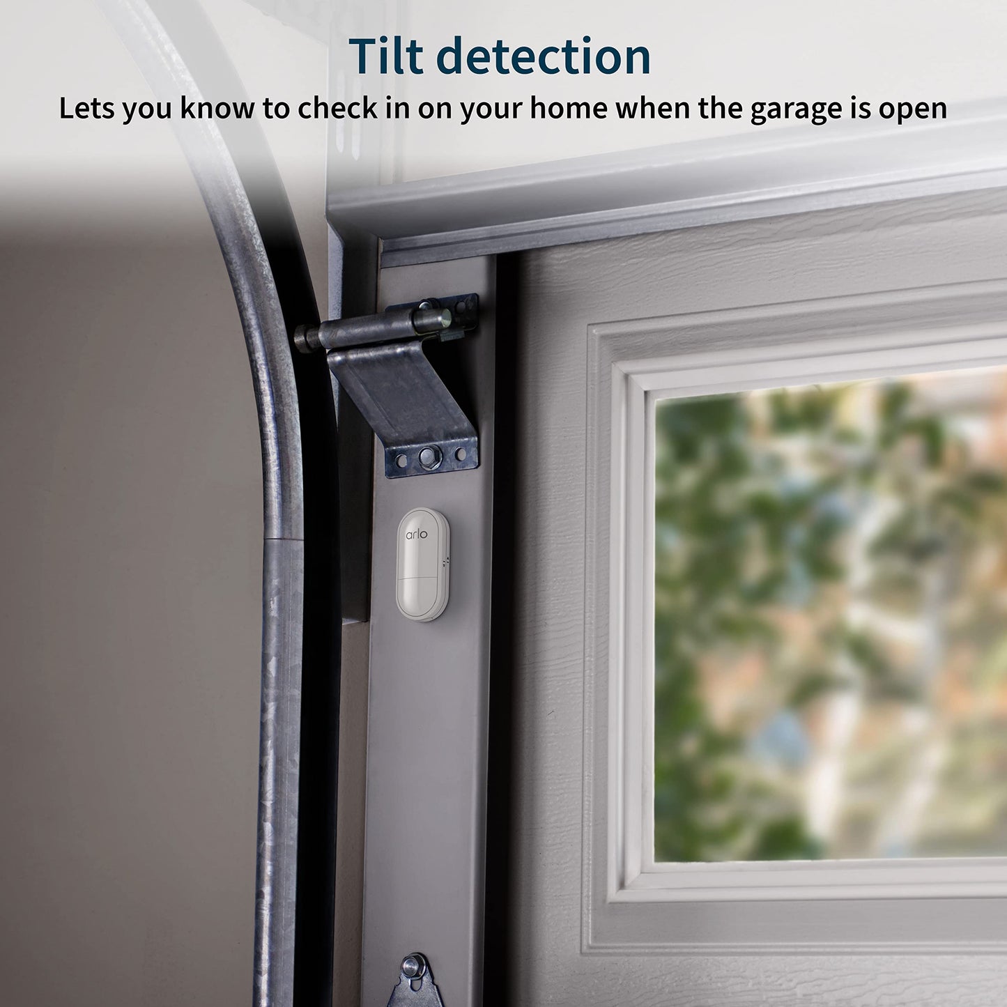 Arlo All-in-One Sensor - 8 in 1 with Open/Close Detection, Motion Sensor, Water Leak Detection, Freeze Detection, Tilt Detection, Smoke Alarm Listening, CO Alarm Listening - 1 Pack, Add-On, MS1001