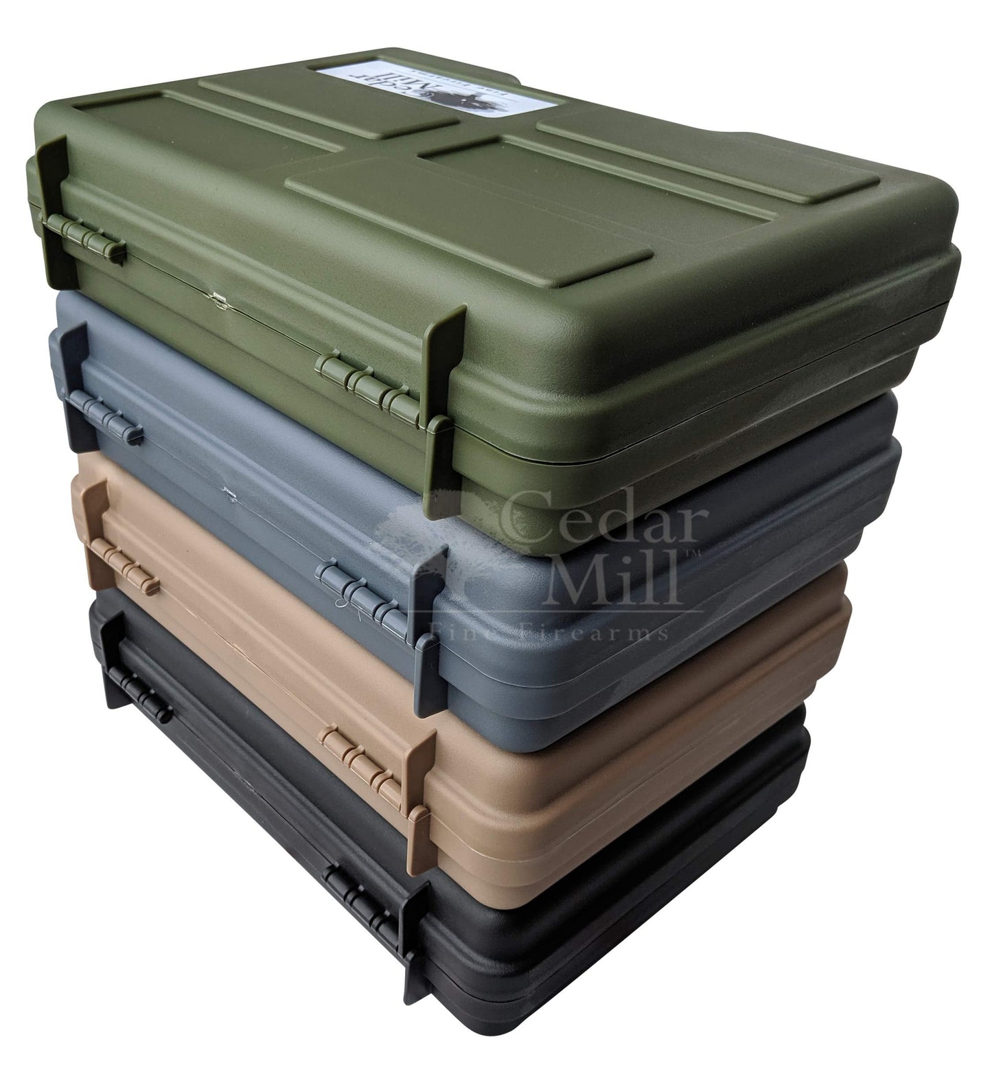 Hard Lockable Gun Case for Pistol, Revolver, and Handgun 12.3" inches x 10.5" Airline Compliant Locking 9mm TSA Approved Firearm Travel Non-Waterproof Storage Box Gun Carrying Case for Pistols