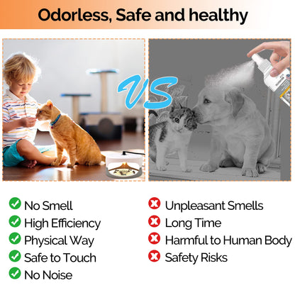 ASPECTEK Sticky Dome Flea Trap, Odorless Glue Trap with 2 Sticky Discs, Effective Bed Bug Killer and Flea and Tick Treatment, Indoor Insect Trap for Bugs, 2 Packs in White and Light Gray