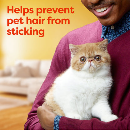 Bounce Pet Hair and Lint Guard Mega Dryer Sheets with 3X Pet Hair Fighters, Fresh Scent, 130 Count, Bounce Dryer Sheets, Fabric Softener Sheets