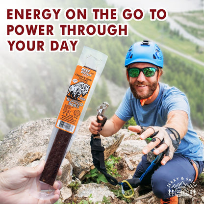 Buffalo Bob's Exotic Jerky (10 Pack) | Meat Snack Variety Set | Gourmet Wild Game Sampler Gift Set | Beef Jerky Gifts for Men | Snacks for Fathers | Animal Protein Variety Set | Exotic Pack