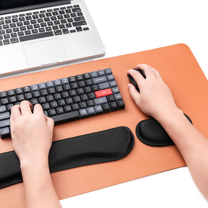 Hoewina Keyboard Wrist Rest,Ergonomic Wrist Rest,Superfine Fabric and Gel Memory Foam Wrist Pad for Computer Keyboard for Easy Typing & Pain Relief, Suitable for Office, Family, Outdoor, Black