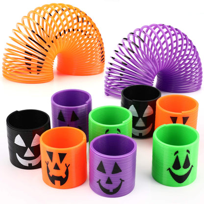 AYOGU Pack of 48 Magic Springs for Halloween Party Favors, Mini Magic Springs Toys for Kids-Perfect for Trick or Treat Party Supplies