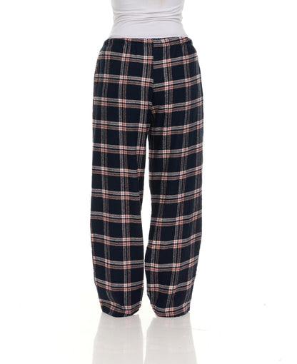 Andrew Scott Women's Flannel Sleep Pants| Lounging PJ Drawstring Pants | Multi Packs & Colors