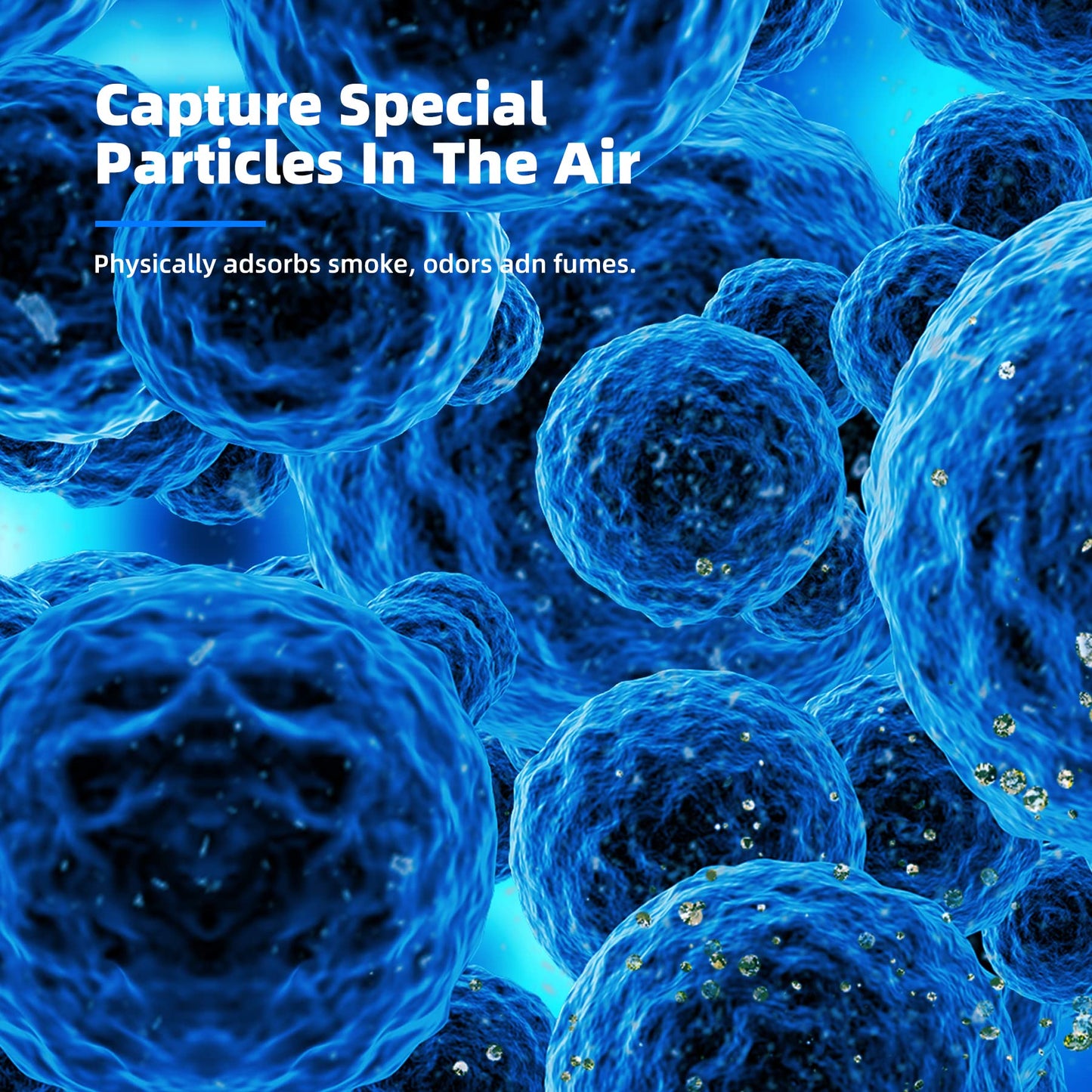 AROEVE MK01 & MK06 Air Filter Replacement 4-in-1 Air Filter for Smoke Pollen Dander Hair Smell Suitable- Standard Version