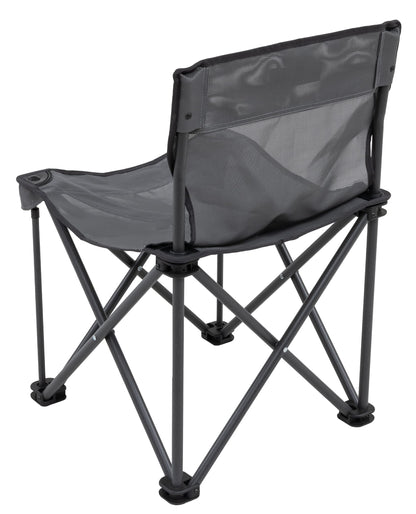 ALPS Mountaineering Adventure Folding Camping Chairs - Durable Mesh Fabric Over Powder Coated Aluminum with Simple Compact Design and Shoulder Carry Bag, Charcoal