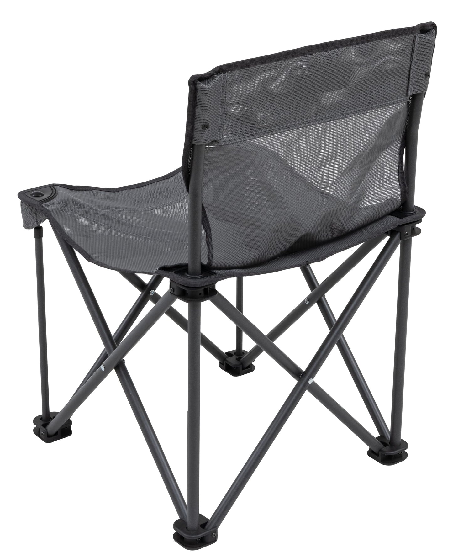 ALPS Mountaineering Adventure Folding Camping Chairs - Durable Mesh Fabric Over Powder Coated Aluminum with Simple Compact Design and Shoulder Carry Bag, Charcoal