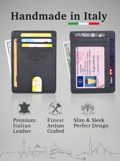 CALGARI® Italian Luxury Leather Minimalist Wallets | For Men and Women