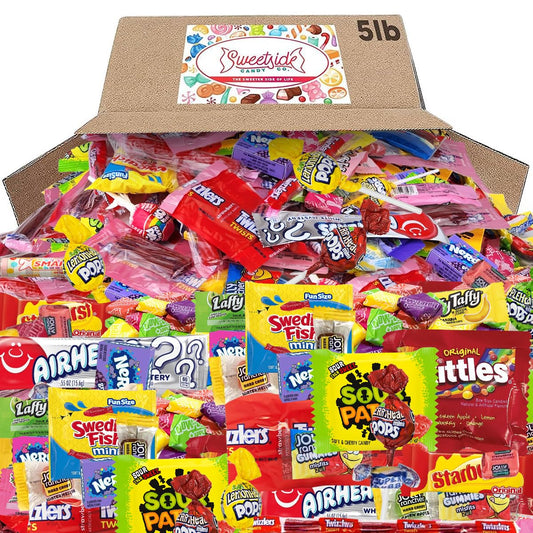 Bulk Candy Individually Wrapped - Parade Kid’s Dream, 5lb of Individually Wrapped Party Candy Variety Mix Bag, Kid’s Favorite Sweets Giant Bag Assorted Classic Candies for Pinata Filler, Goodie Bag