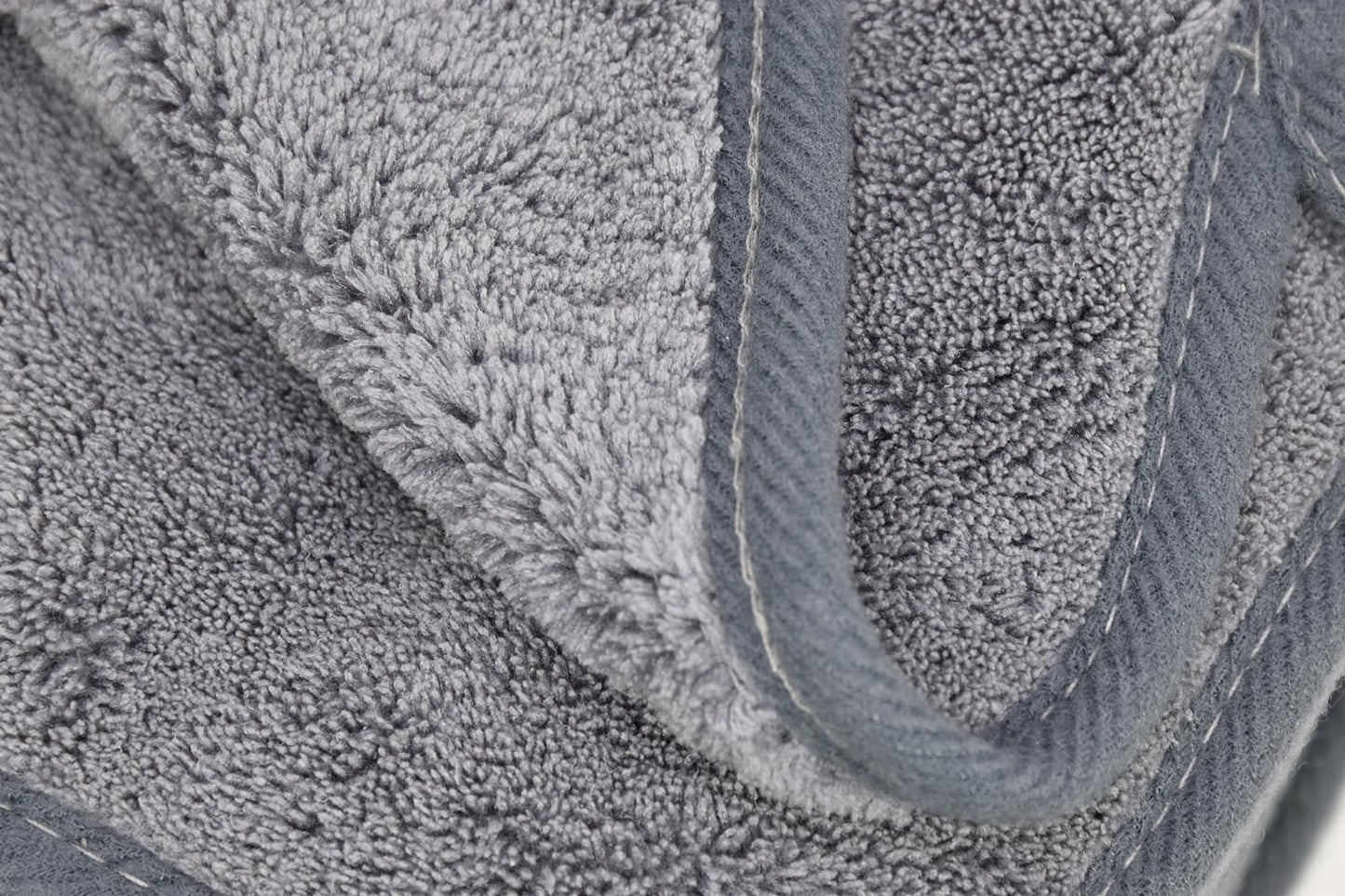 BloomSesame Makeup Remover Cloths for Face, Eye, Lips - Reusable Makeup Remover Pads Soft Microfiber Facial Cleansing Cloths 5 x 5 inch 6 Pack (Gray)