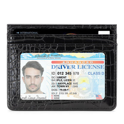 ARCWOR Slim Wallet Minimalist Front Pocket RFID Blocking Men and Women Leather Wallets